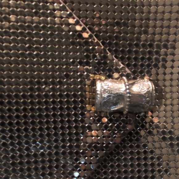 VTG Whiting & Davis Gold Mesh Shoulder Bag - Picture 3 of 6